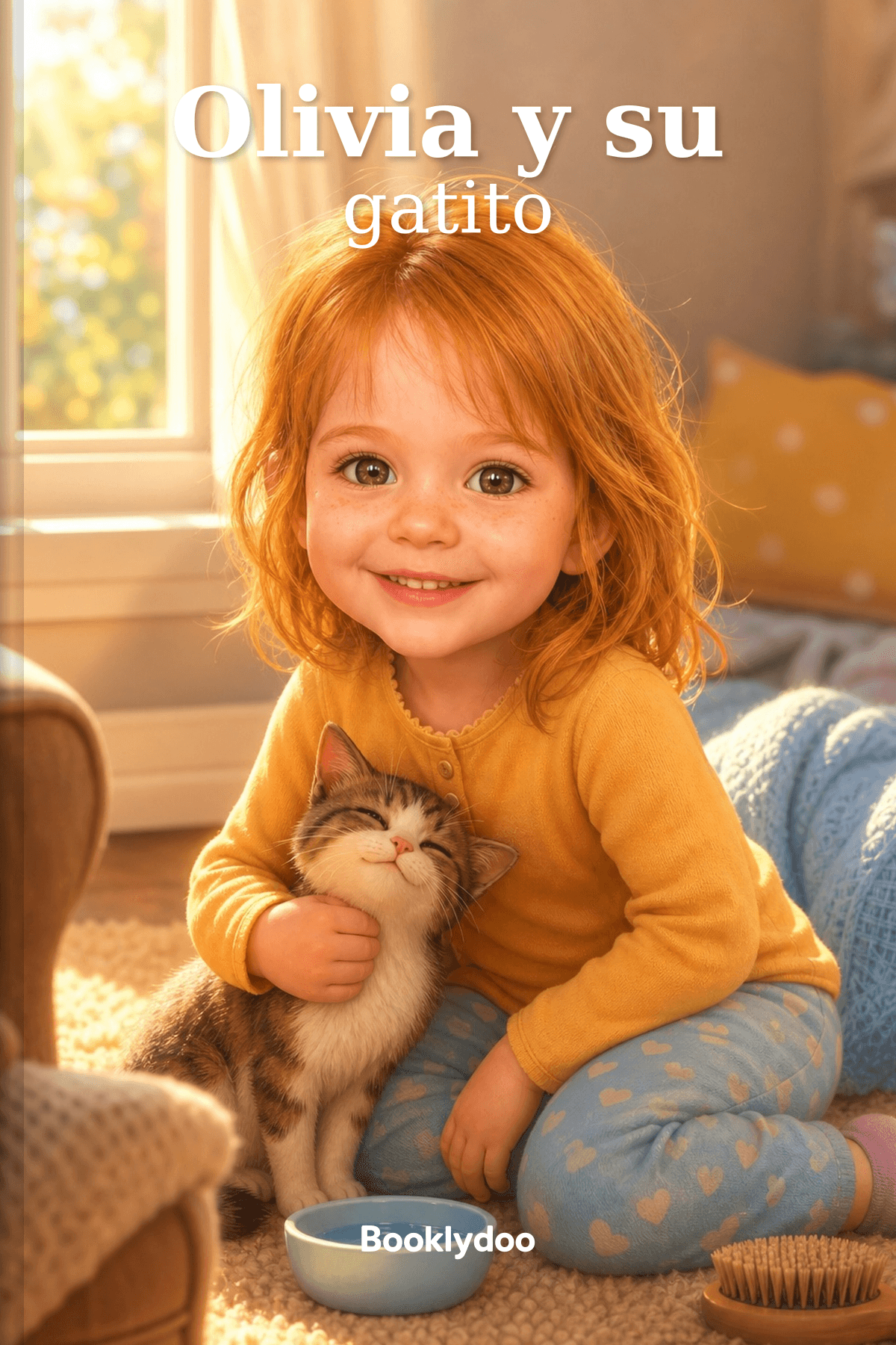 Libro infantil - Cosas para Hacer - Cuidando a los Animales - Olivia y su gatito