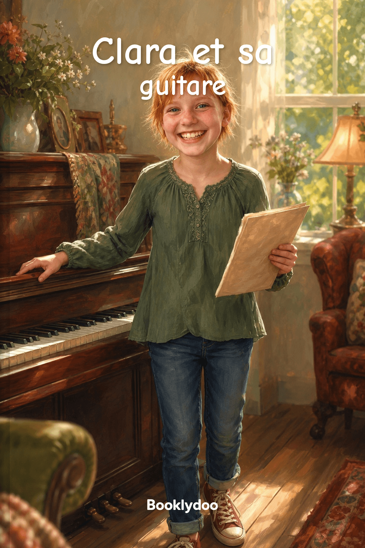 Livre pour enfants - Choses à Faire - Faire de la Musique - Clara et sa guitare