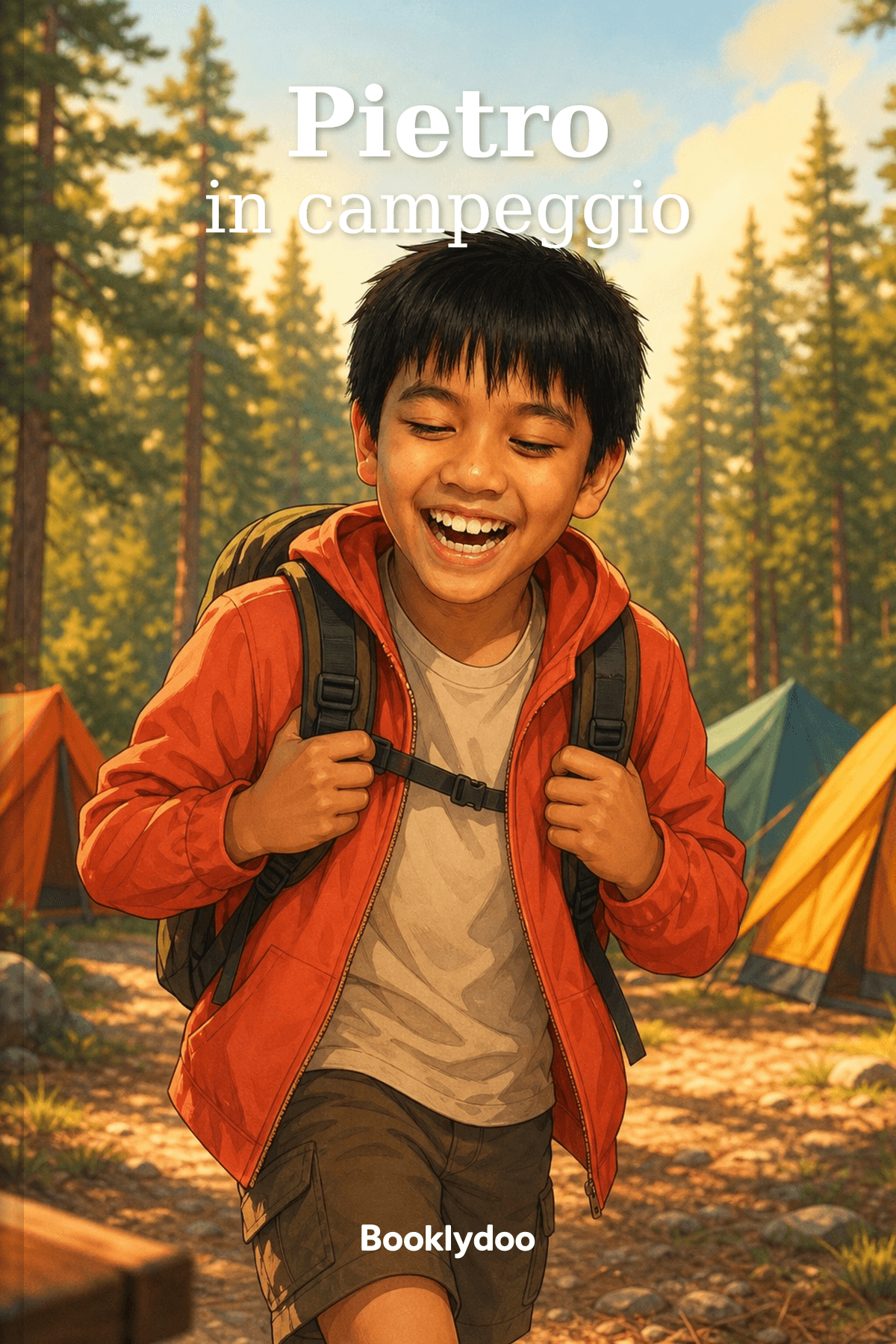 Libro per bambini - Eventi - Campo / Gita Scolastica - Pietro in campeggio