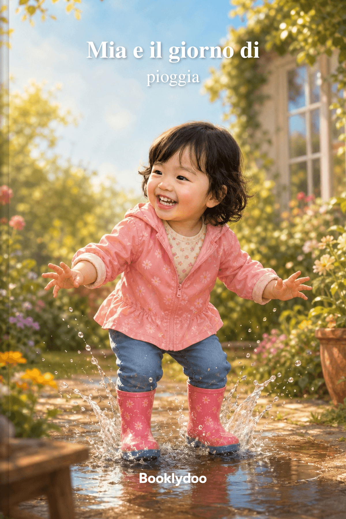 Libro per bambini - Cose da Fare - Giocare Fuori - Mia e il giorno di pioggia
