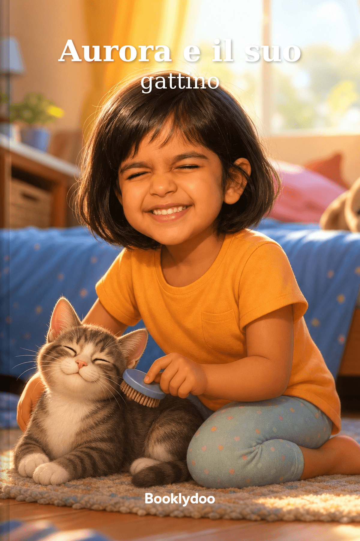 Libro per bambini - Cose da Fare - Prendersi Cura degli Animali - Aurora e il suo gattino