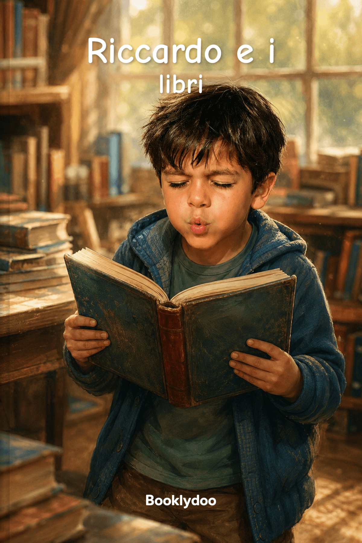 Libro per bambini - Educativo - Settimana del libro per bambini - Riccardo e i libri
