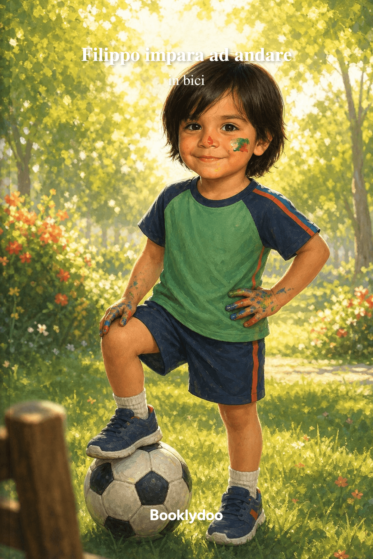 Libro per bambini - Cose da Fare - Giocare agli Sport - Filippo impara ad andare in bici