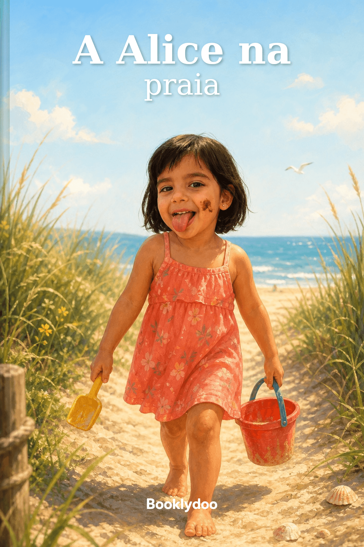 Livro infantil - Atividades para Fazer - Ir à Praia - A Alice na praia