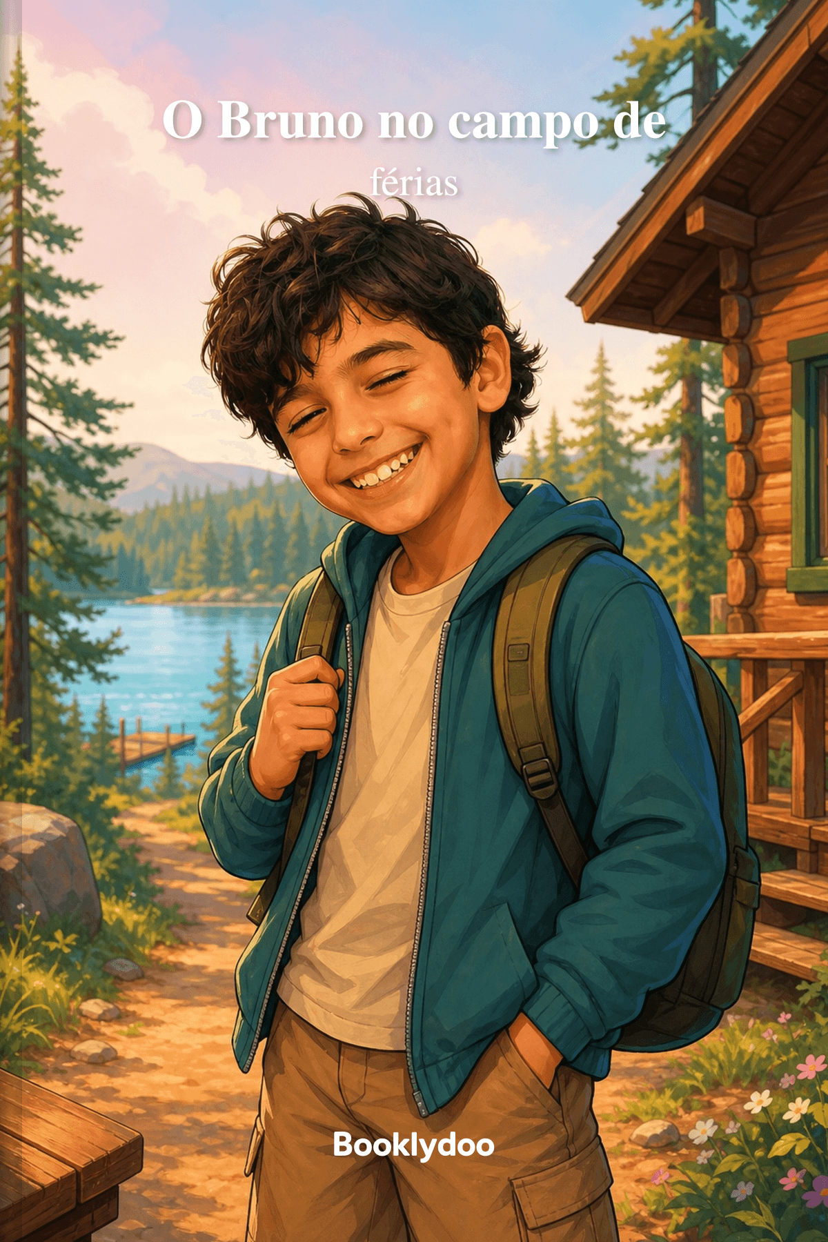 Livro infantil - Eventos - Acampamento / Excursão - O Bruno no campo de férias