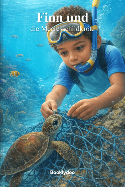 Kinderbuch - Tiere - Schildkröte - Finn und die Meeresschildkröte