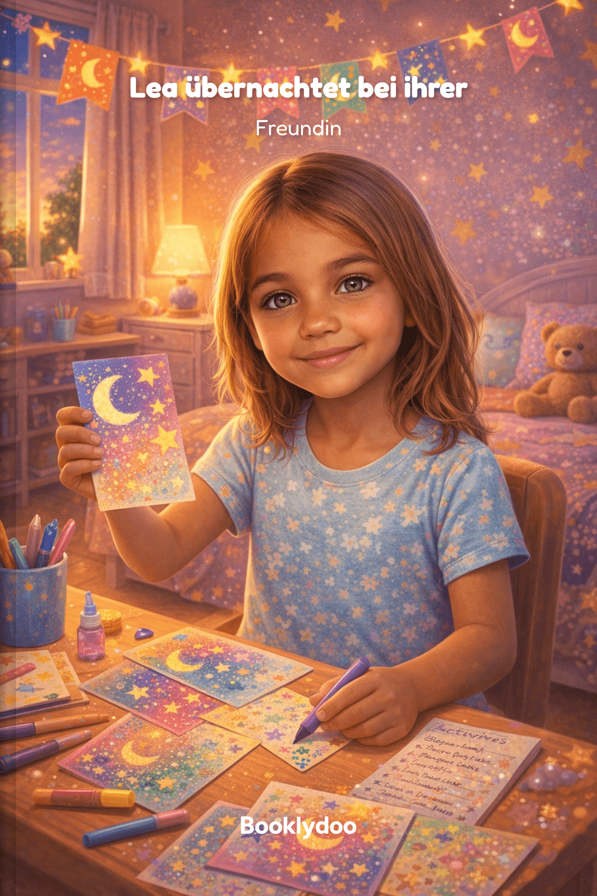 Kinderbuch - Veranstaltungen - Schlafparty - Lea übernachtet bei ihrer Freundin