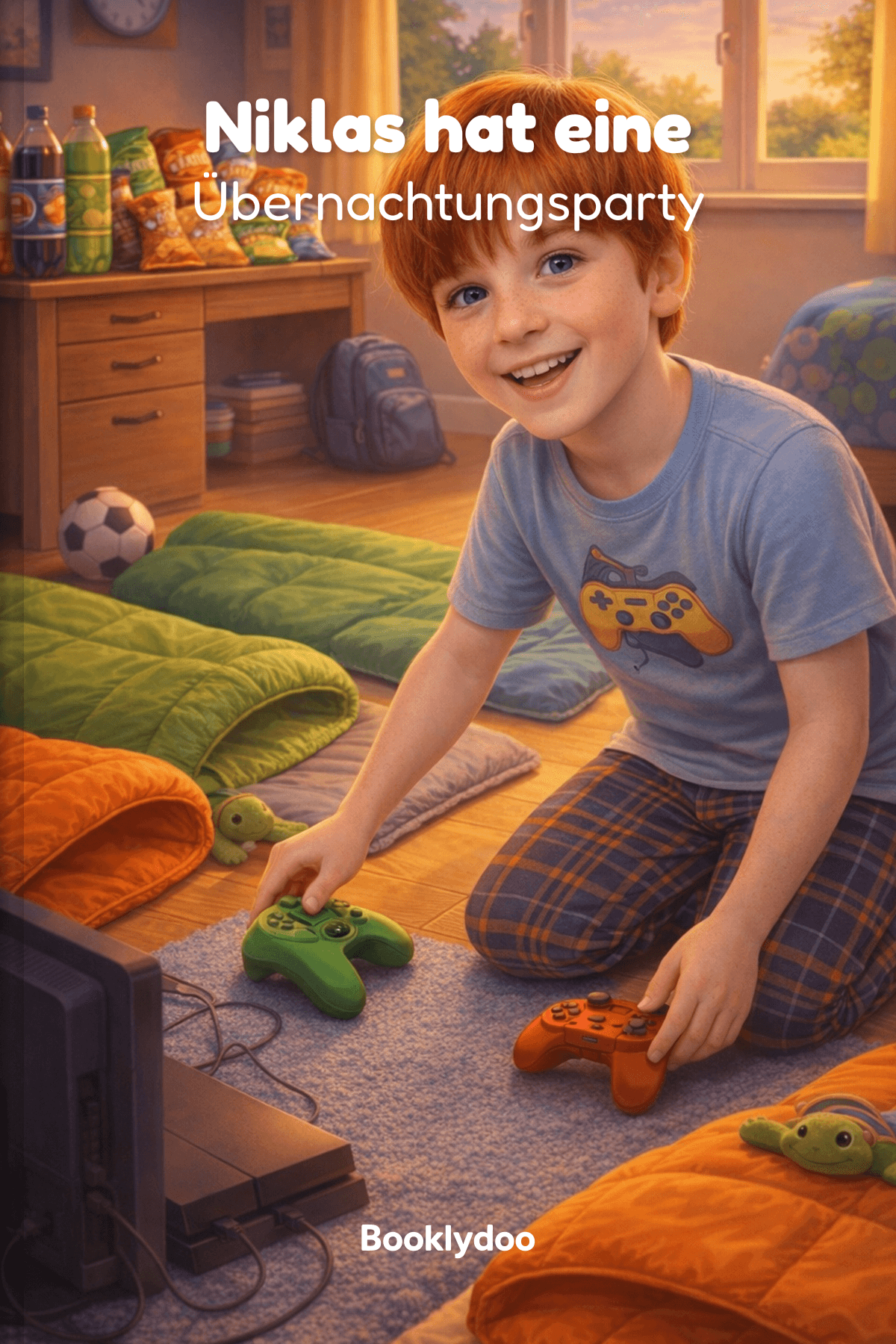 Kinderbuch - Veranstaltungen - Schlafparty - Niklas hat eine Übernachtungsparty