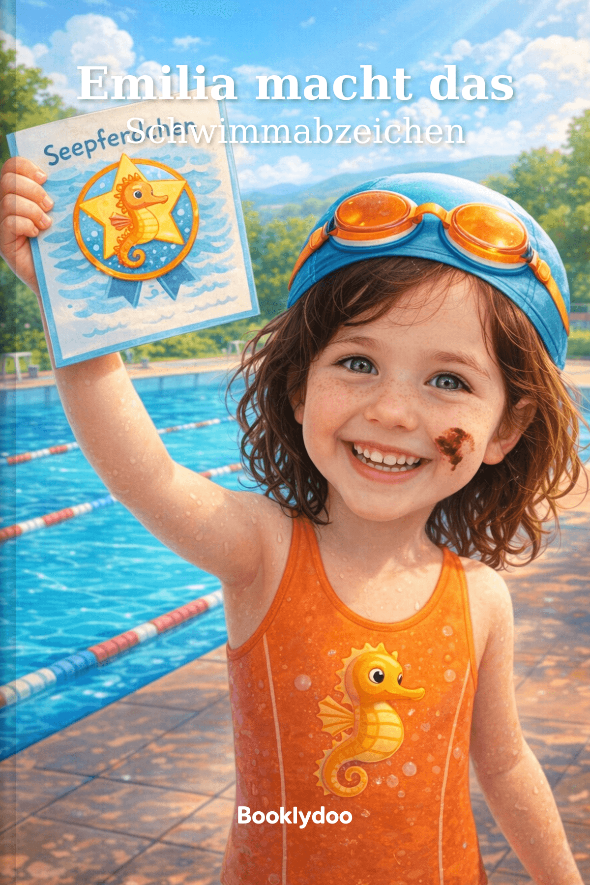 Kinderbuch - Veranstaltungen - Abschluss / Schwimm-Diplom - Emilia macht das Schwimmabzeichen