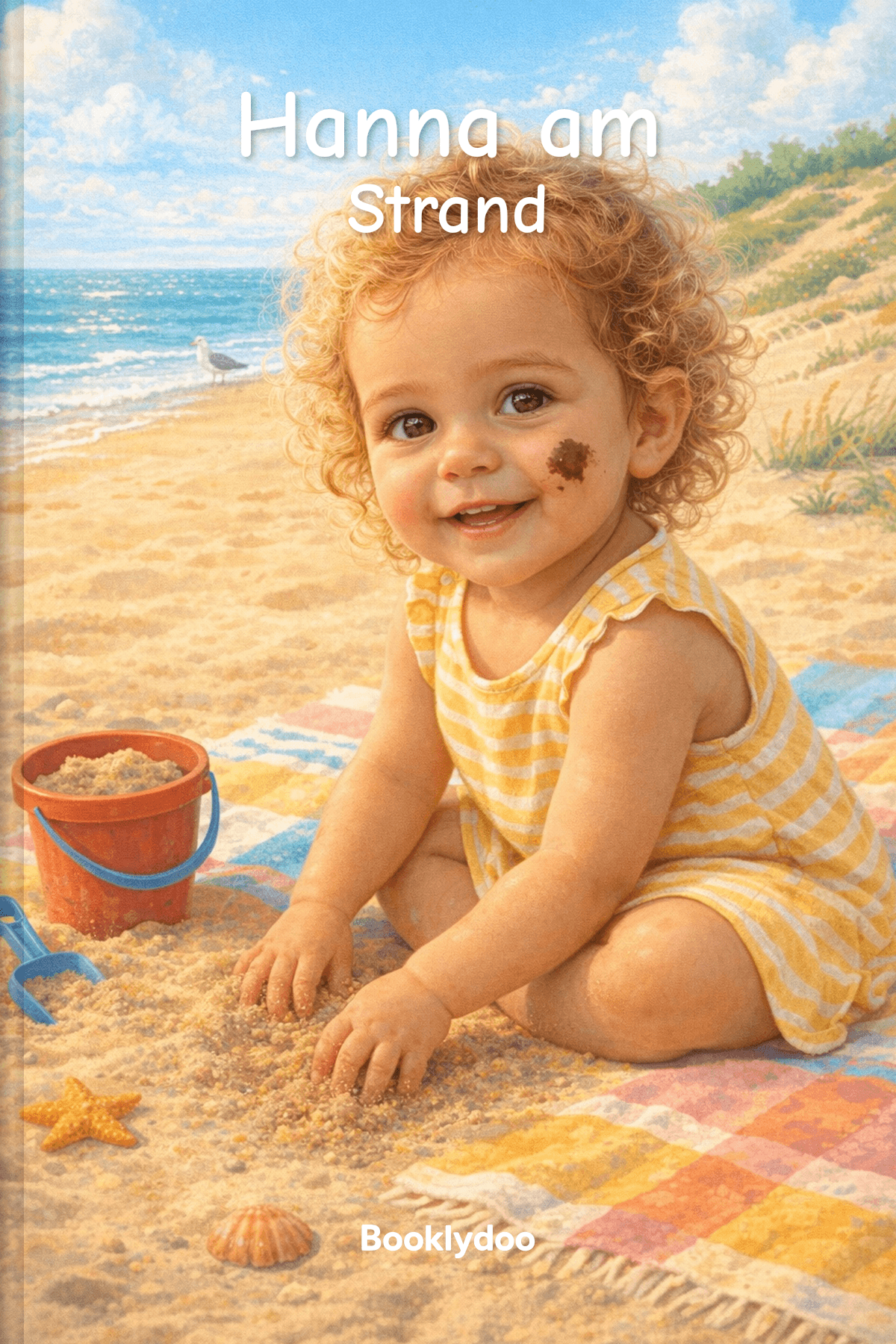 Kinderbuch - Dinge zu Tun - Zum Strand Gehen - Hanna am Strand