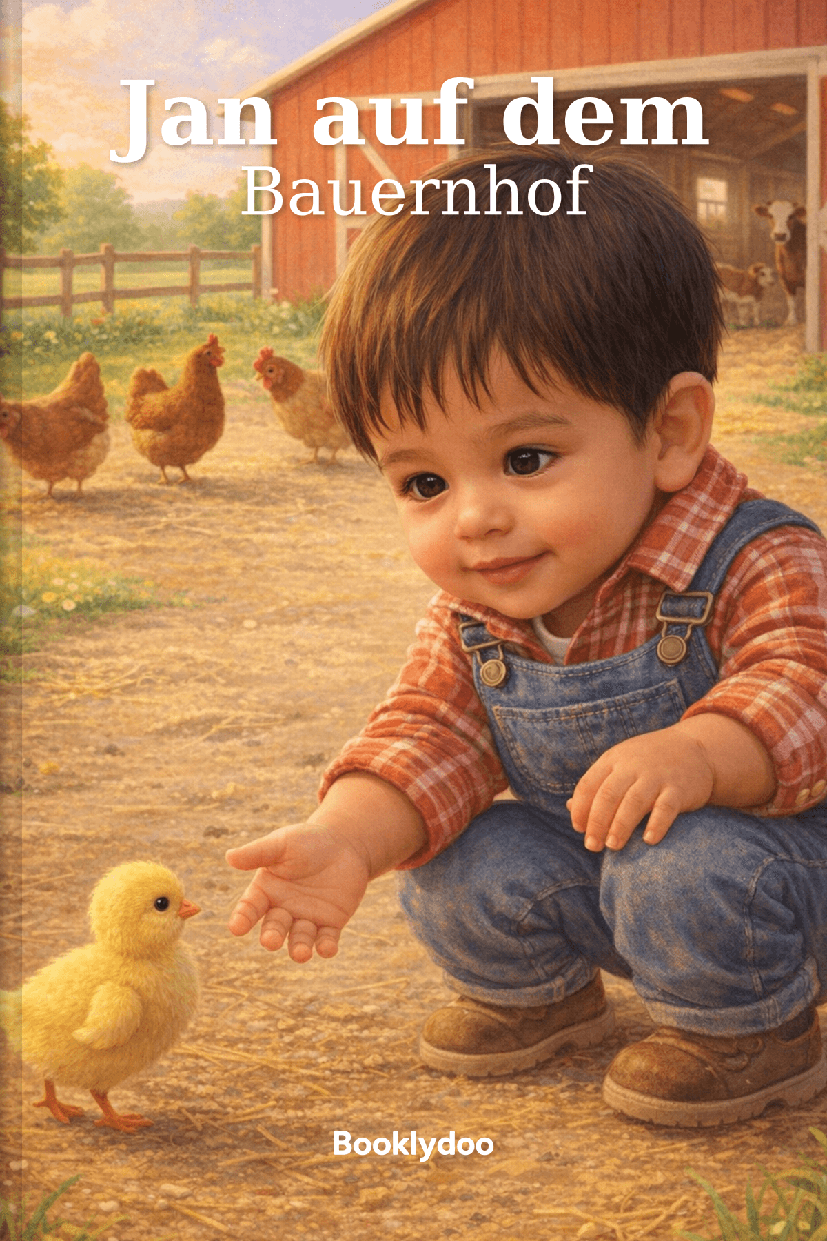 Kinderbuch - Dinge zu Tun - Zum Bauernhof - Jan auf dem Bauernhof