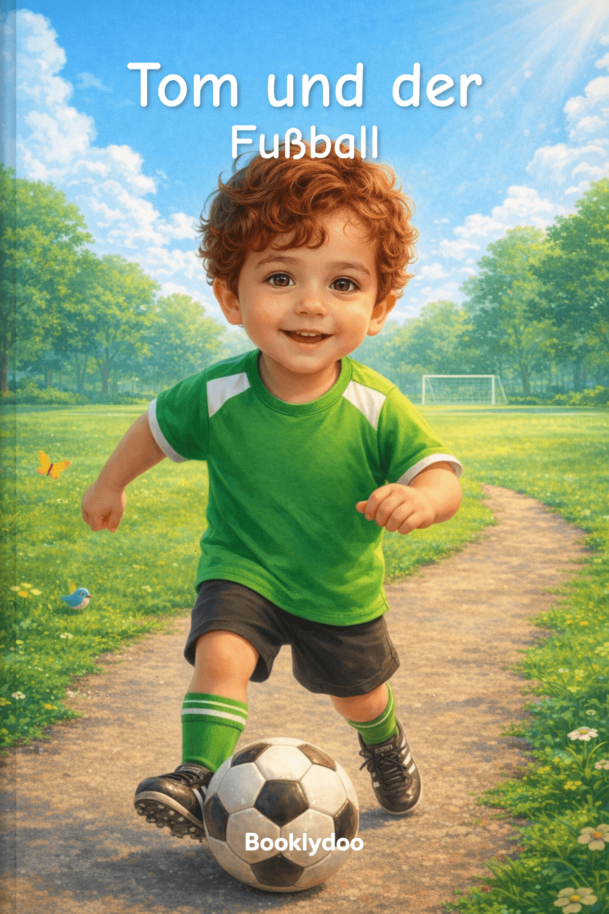 Kinderbuch - Dinge zu Tun - Sport Spielen - Tom und der Fußball