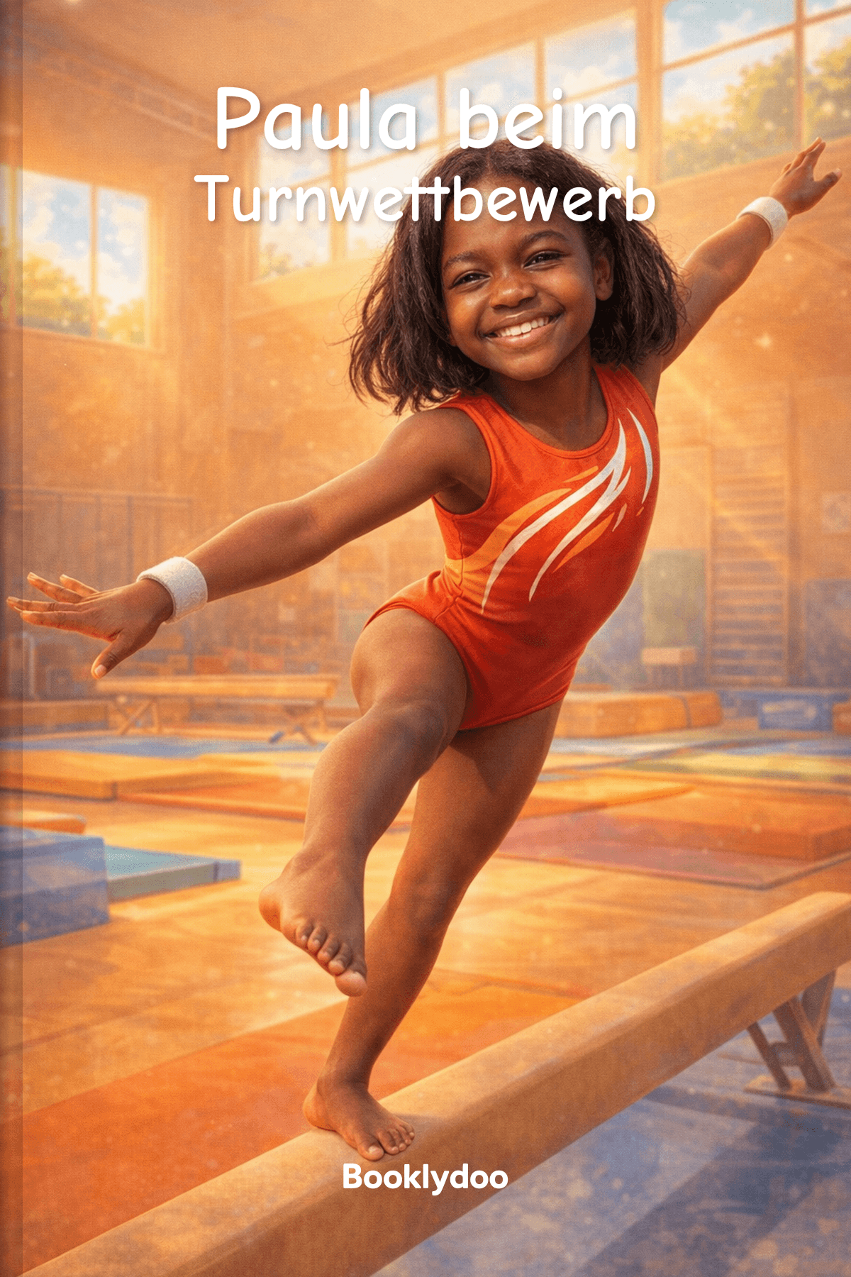 Kinderbuch - Dinge zu Tun - Sport Spielen - Paula beim Turnwettbewerb