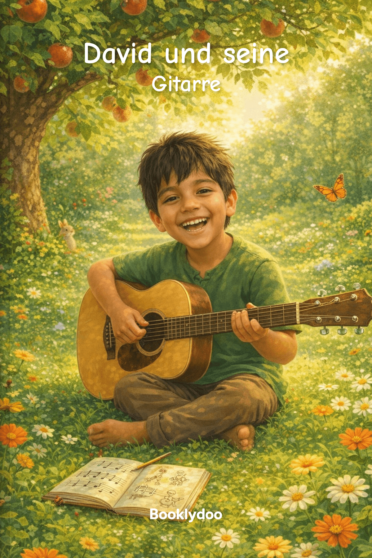 Kinderbuch - Dinge zu Tun - Musik Machen - David und seine Gitarre