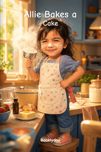 Children's book - Things to Do - Cooking and Baking - Allie Bakes a Cake