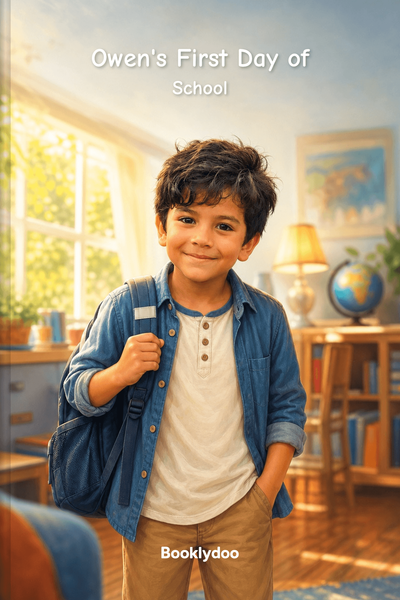 Children's book - Events - First Day of School - Owen's First Day of School