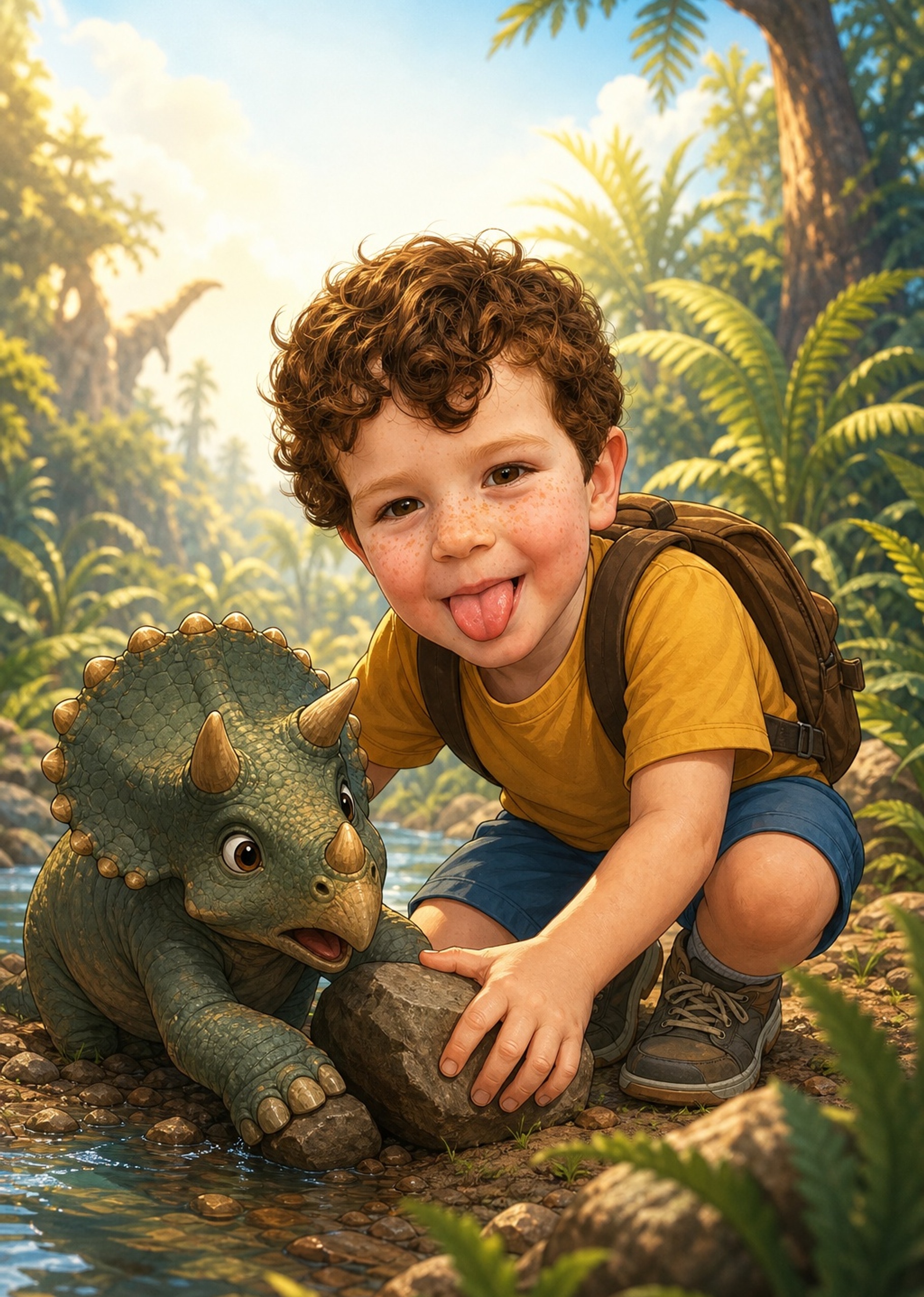 Manuel y los dinosaurios