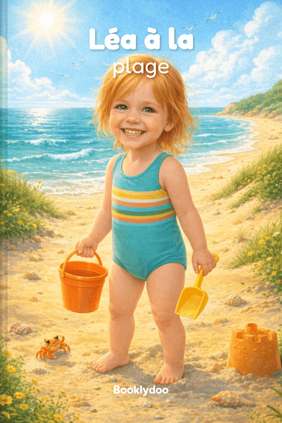 Livre pour enfants - Choses à Faire - Aller à la Plage - Léa à la plage