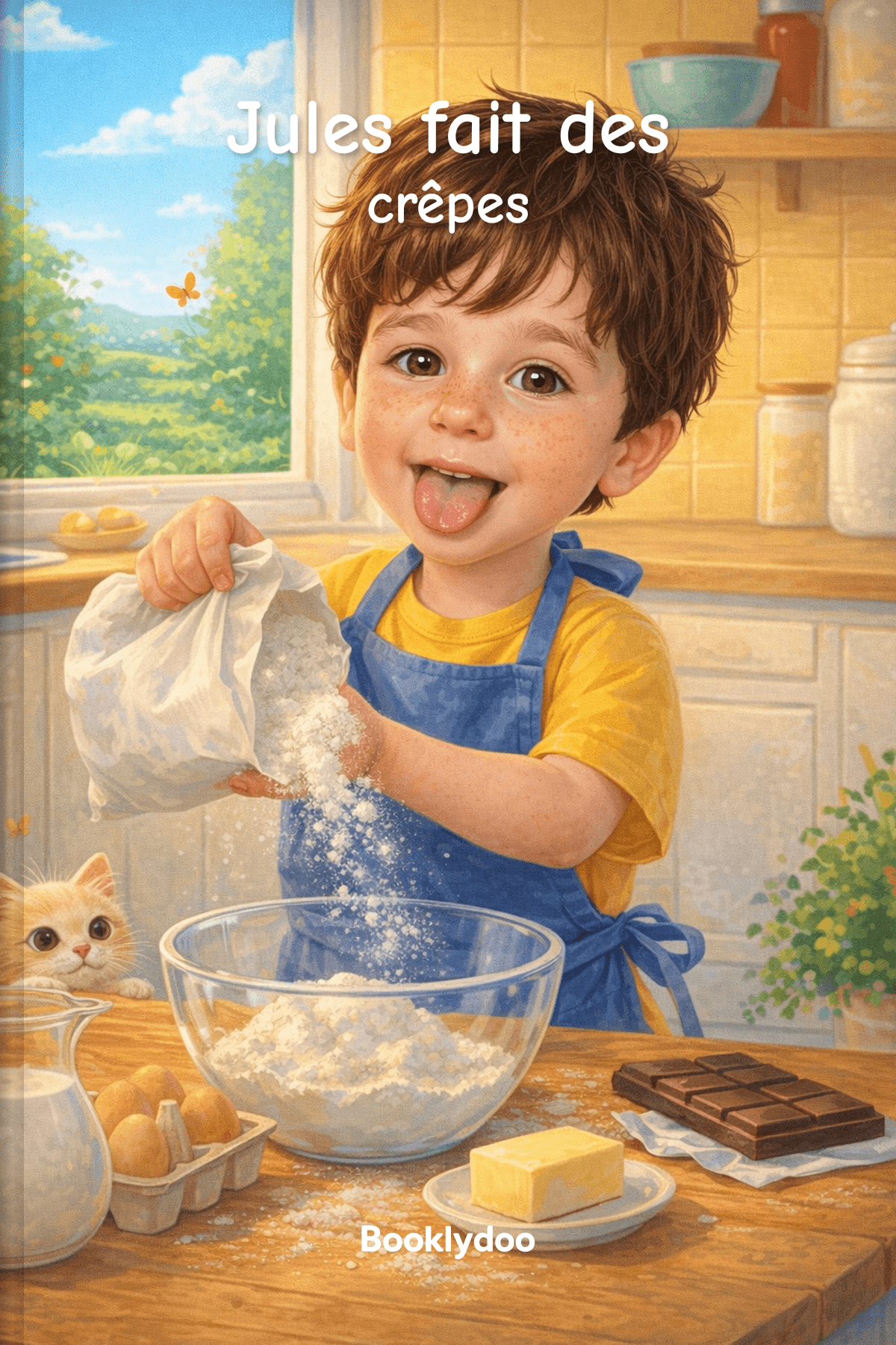 Livre pour enfants - Choses à Faire - Cuisine et Pâtisserie - Jules fait des crêpes