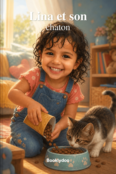 Livre pour enfants - Choses à Faire - Prendre Soin des Animaux - Lina et son chaton