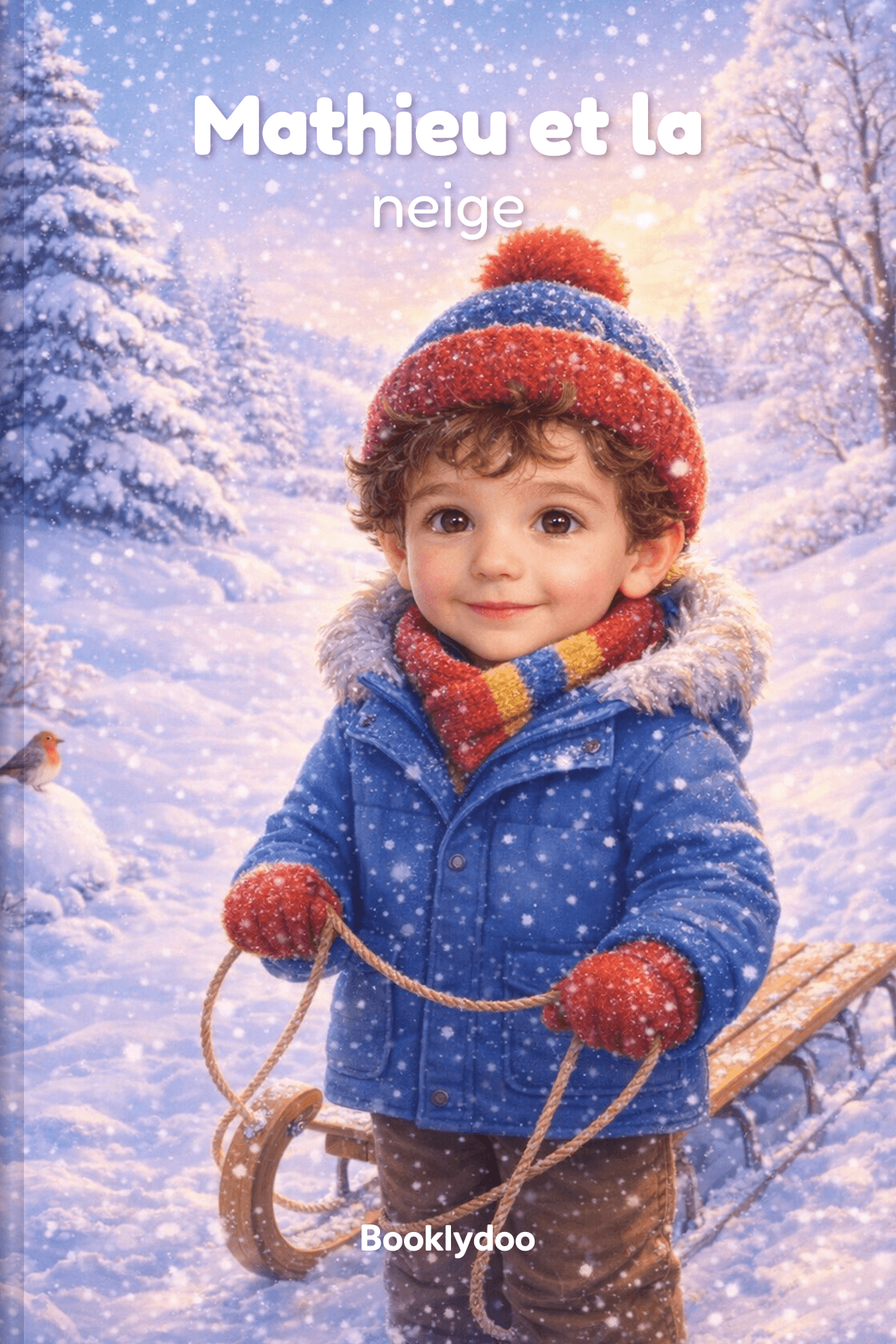 Livre pour enfants - Choses à Faire - Hiver - Mathieu et la neige