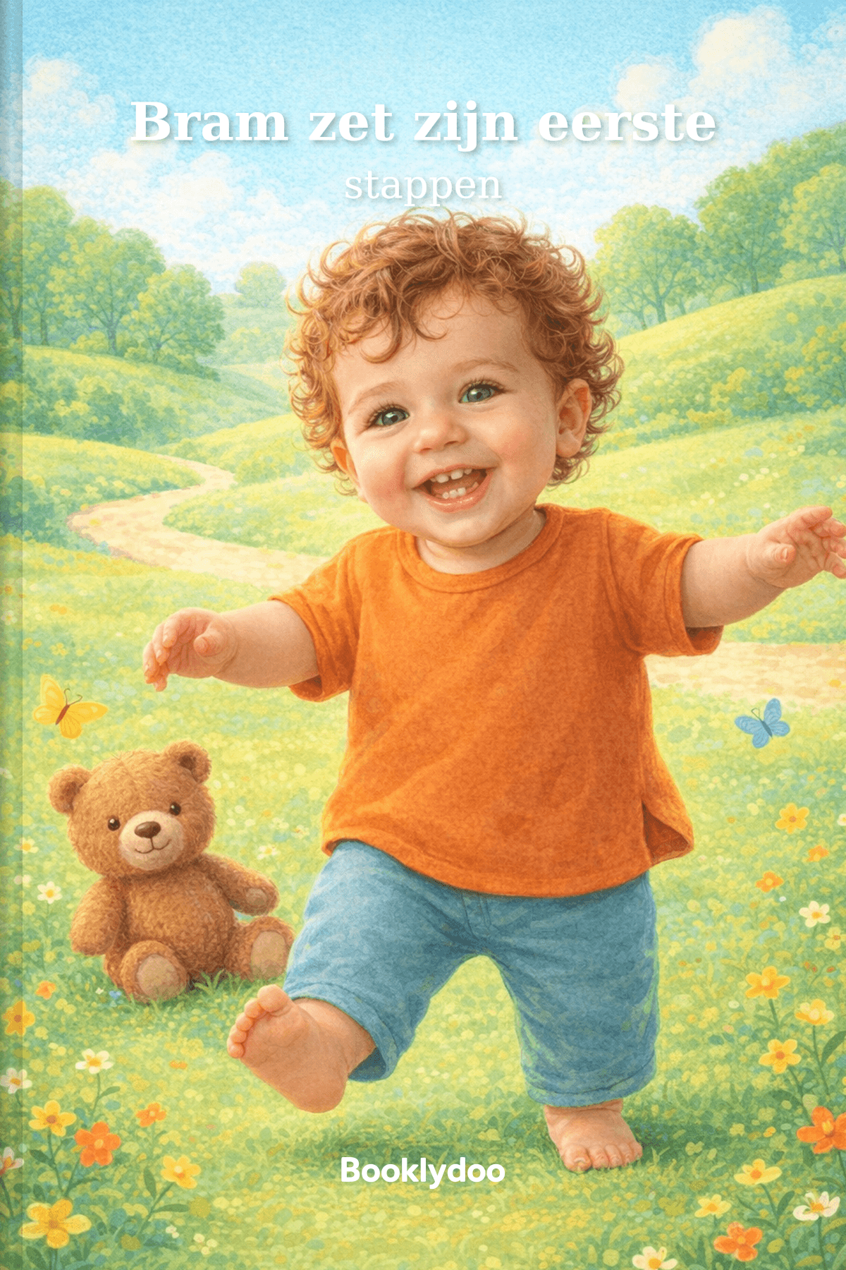 Kinderboek - Educatief - Leren Lopen - Bram zet zijn eerste stappen