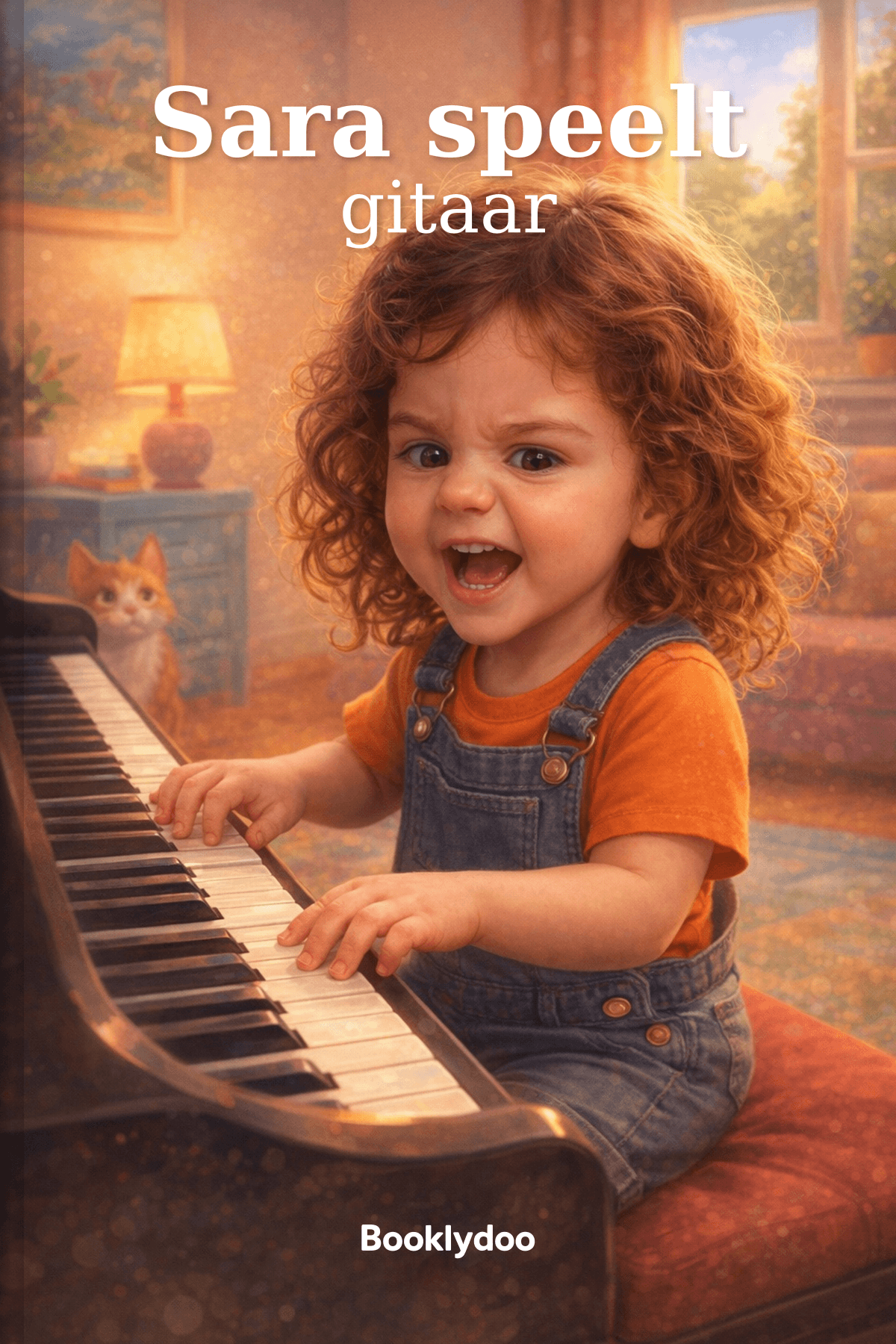 Kinderboek - Educatief - Een Muziekinstrument Spelen - Sara speelt gitaar