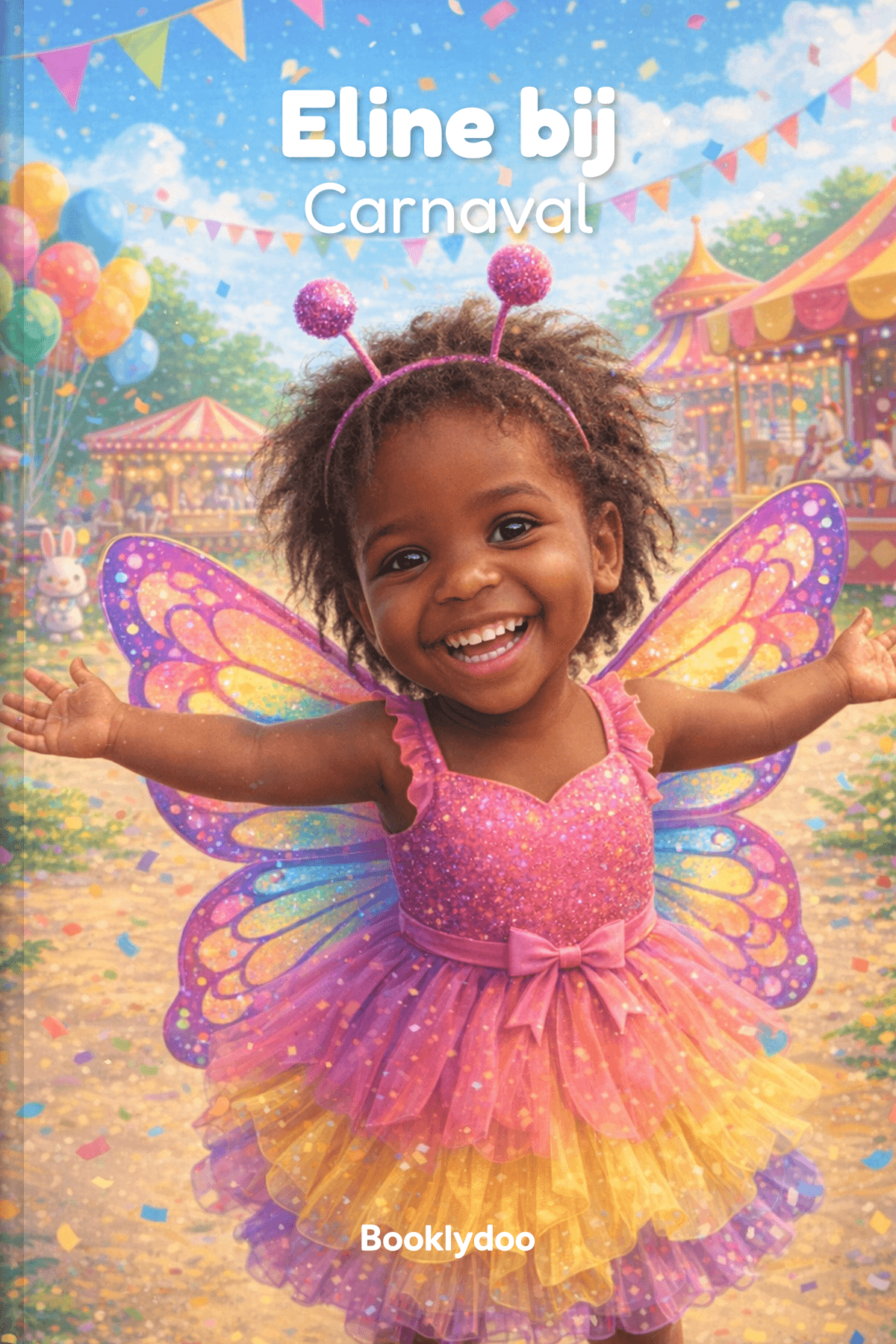 Kinderboek - Gebeurtenissen - Carnaval - Eline bij Carnaval