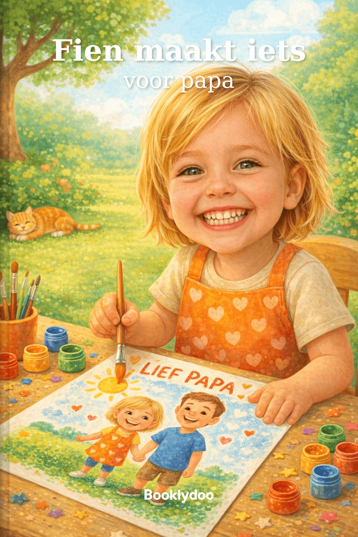 Kinderboek - Gebeurtenissen - Vaderdag - Fien maakt iets voor papa