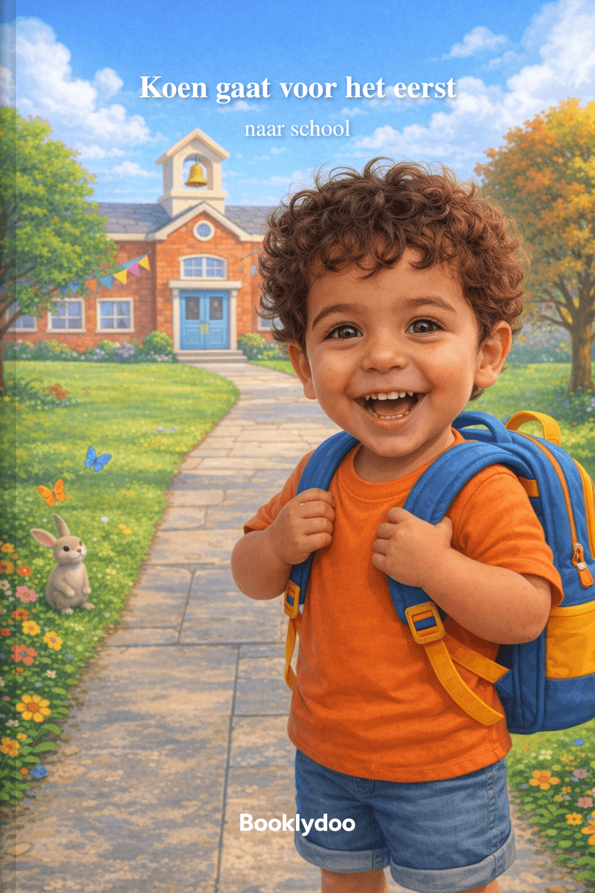 Kinderboek - Gebeurtenissen - Eerste Schooldag - Koen gaat voor het eerst naar school