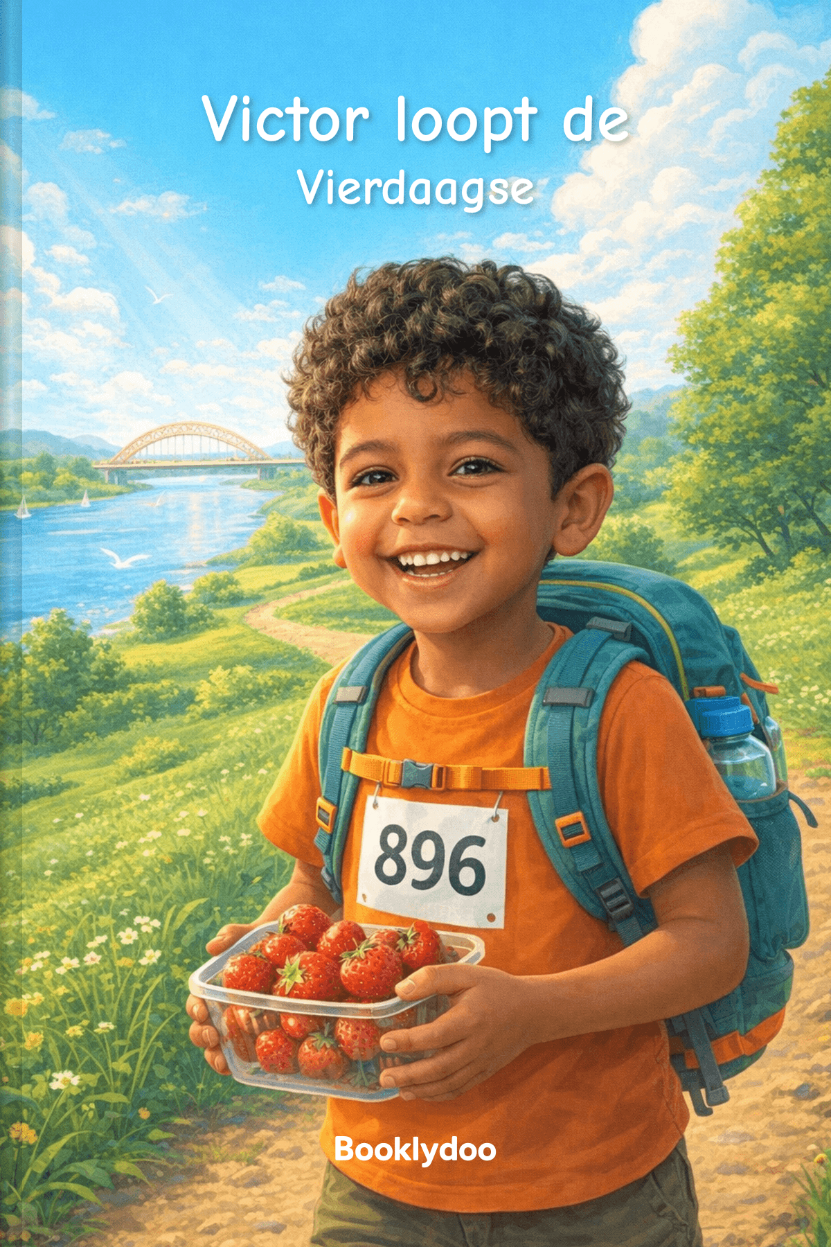 Kinderboek - Gebeurtenissen - Vier Daagse - Victor loopt de Vierdaagse