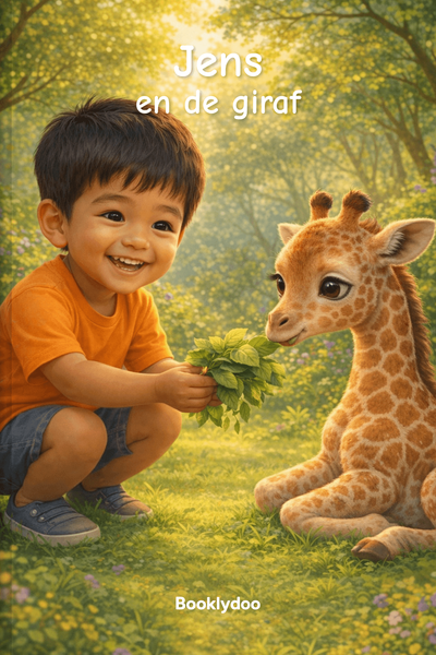 Kinderboek - Dieren - Giraf - Jens en de giraf