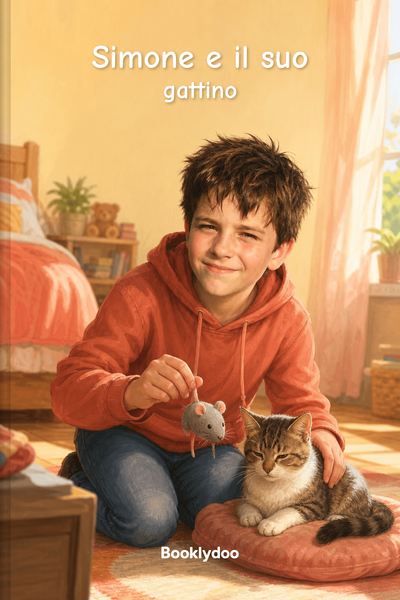 Libro per bambini - Cose da Fare - Prendersi Cura degli Animali - Simone e il suo gattino