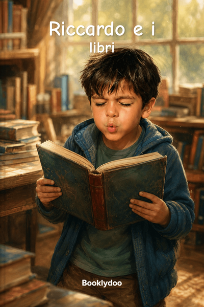 Libro per bambini - Educativo - Settimana del libro per bambini - Riccardo e i libri
