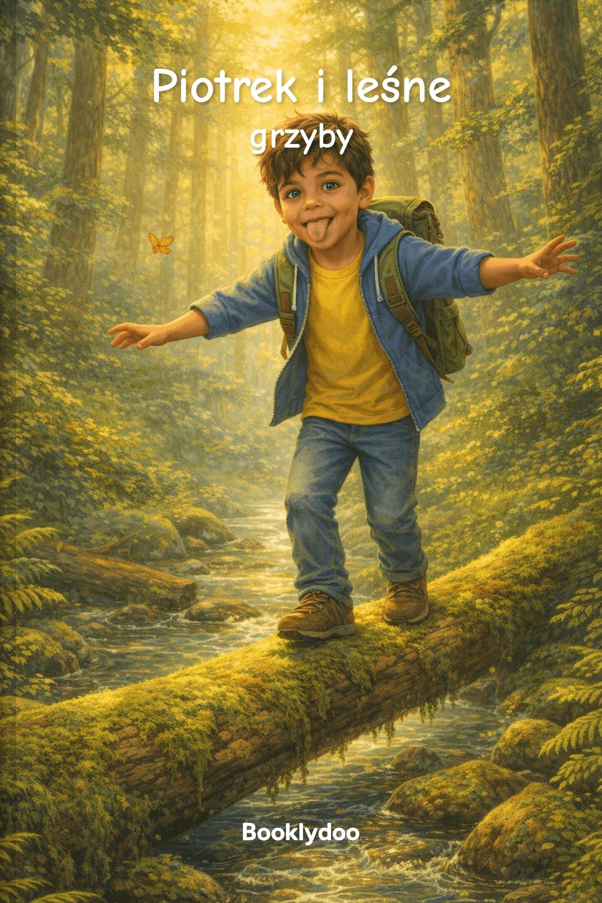 Książka dla dzieci - Przygoda - Do Lasu - Piotrek i leśne grzyby