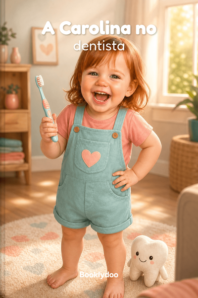 Livro infantil - Atividades para Fazer - Visita ao Dentista - A Carolina no dentista