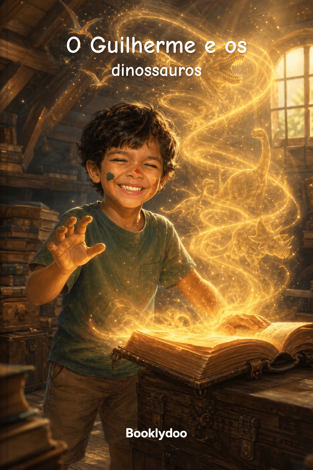 Livro infantil - Adventure - Dinosaurs - O Guilherme e os dinossauros