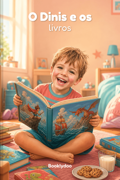 Livro infantil - Eventos - Semana do Livro Infantil - O Dinis e os livros