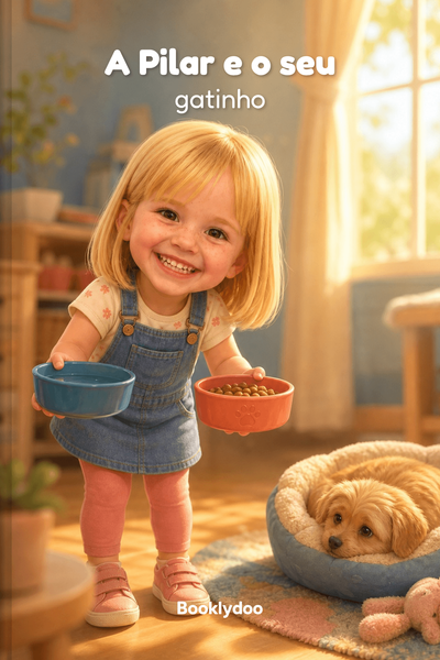 Livro infantil - Atividades para Fazer - Cuidar dos Animais - A Pilar e o seu gatinho