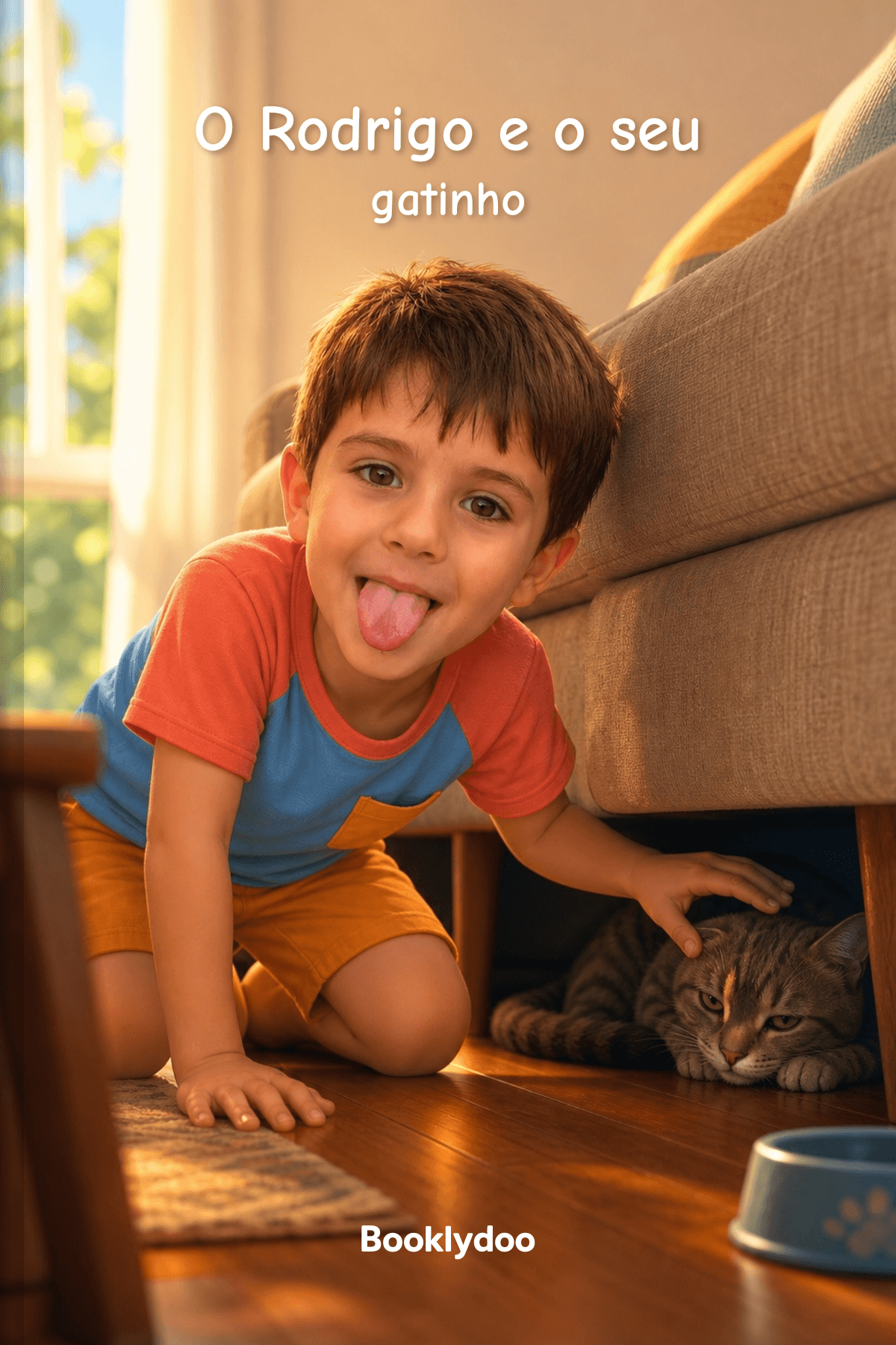 Livro infantil - Things to Do - Taking Care of Animals - O Rodrigo e o seu gatinho