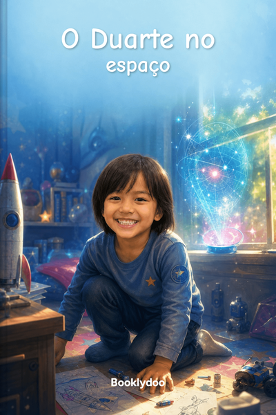Livro infantil - Aventura - Espaço - O Duarte no espaço