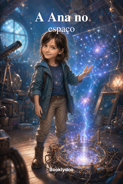 Livro infantil - Aventura - Espaço - A Ana no espaço