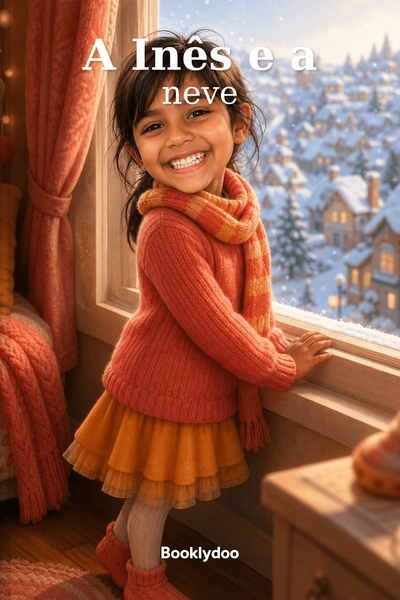 Livro infantil - Eventos - Inverno - A Inês e a neve