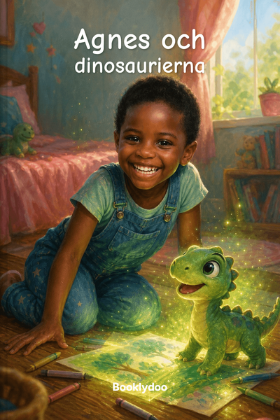 Barnbok - Äventyr - Dinosaurier - Agnes och dinosaurierna
