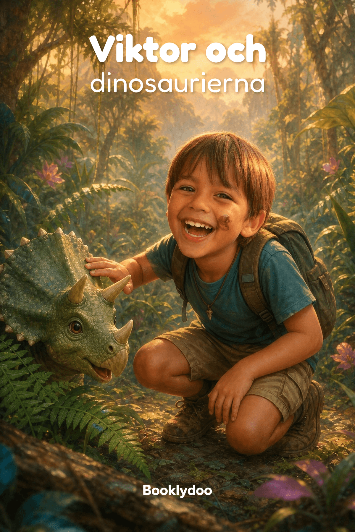 Barnbok - Adventure - Dinosaurs - Viktor och dinosaurierna