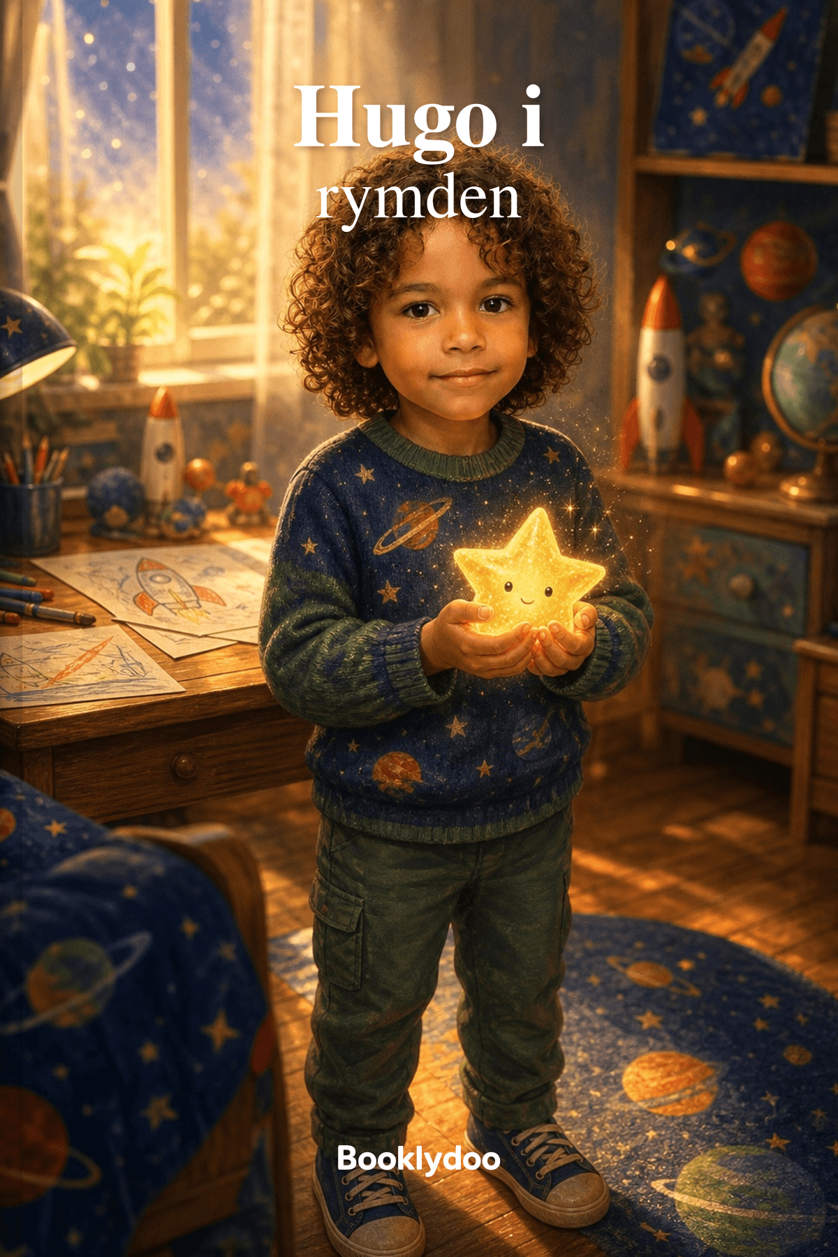Barnbok - Adventure - Space - Hugo i rymden