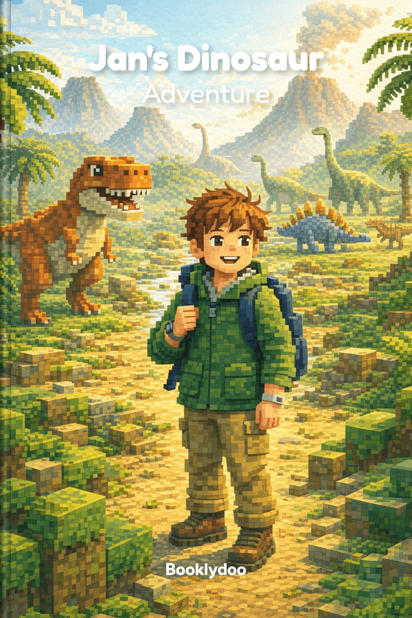 Children's book - Animals - Dinosaur - Jan's Dinosaur Adventure